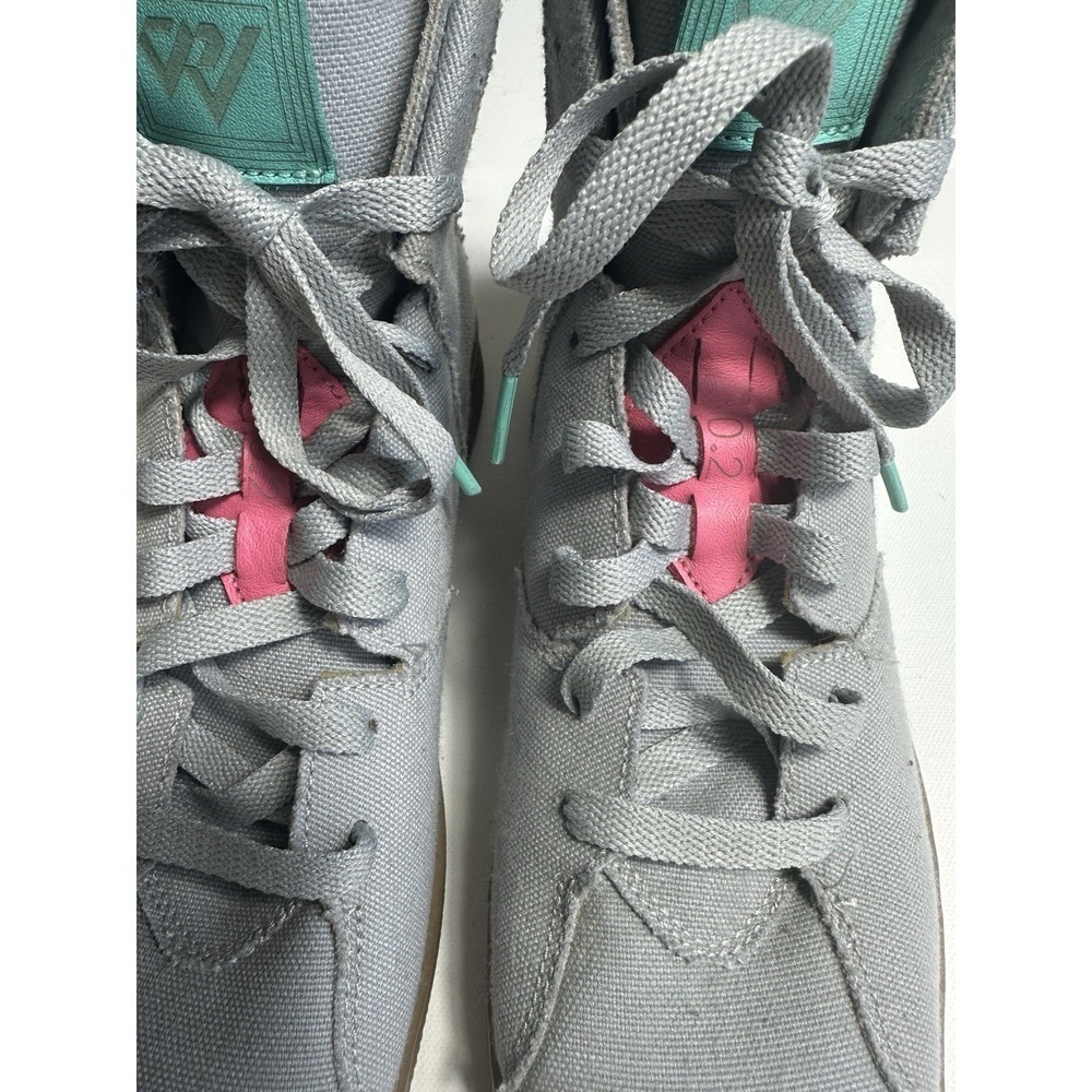 Nike Air Jordan Why Not Zer0.2 Grey Teal Pink 7Y Women 8.5 Basketball Shoes - Picture 2 of 8